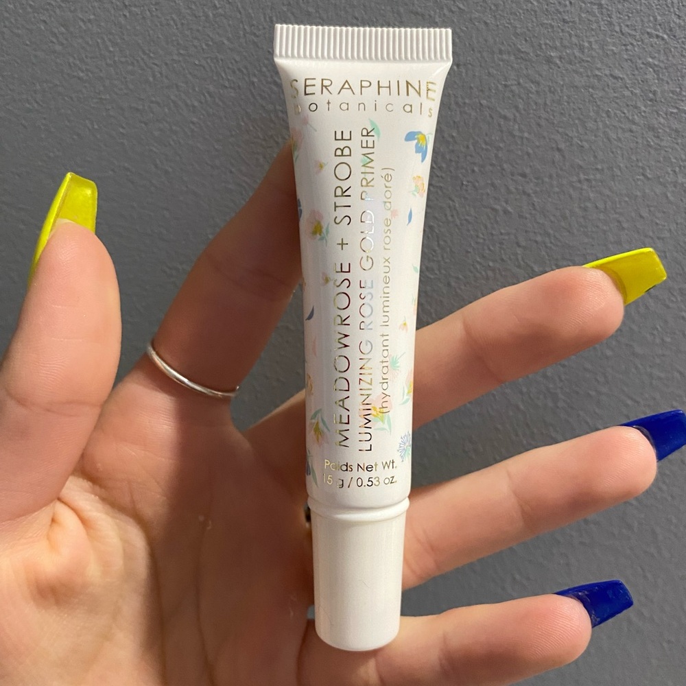 Meadow rose + strobe rose gold primer